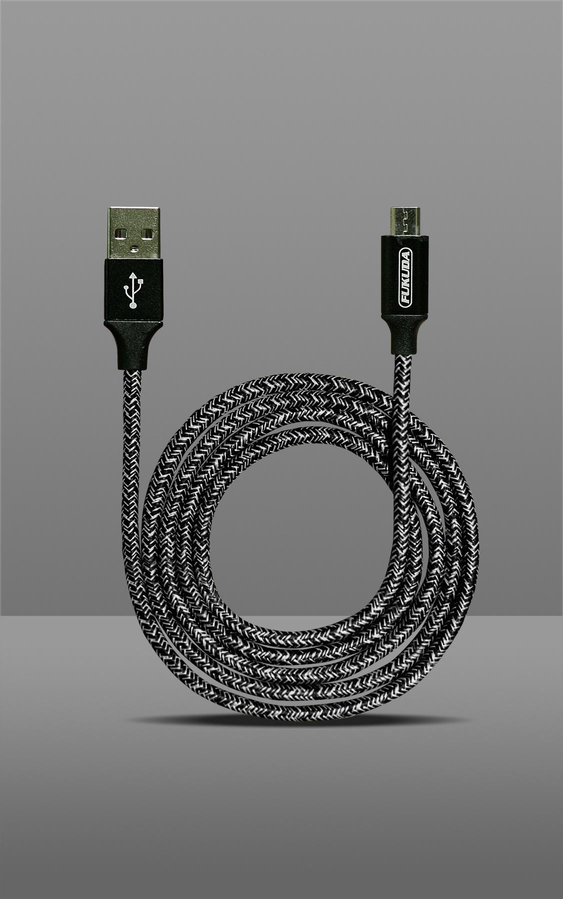 1M FAST CHARGING & DATA SYNC CABLE (MICRO USB - BLACK)